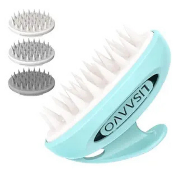 LISAAVO 3 In1 Scalp Scrubber Silicone Scalp Massager