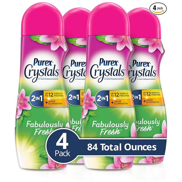 4-Pack Purex Crystals In-Wash Fragrance And Scent Booster