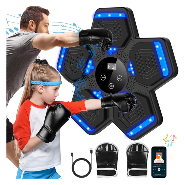 Mpbxisn Premium Music Boxing Machine With Gloves