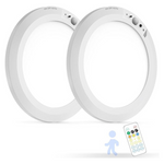 2-Pack Battery Operated Auto Motion Sensor LED Celling Lights