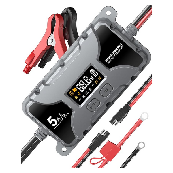 5A 12V/6V Automotive Battery Maintainer & Charger