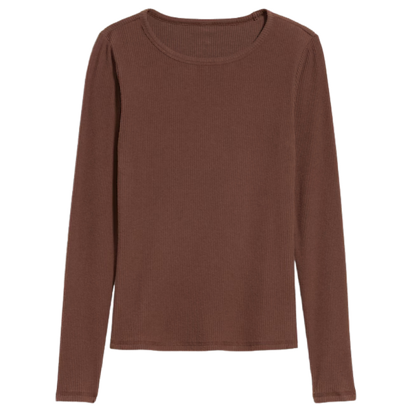 Old Navy Women's Plush-Knit Long-Sleeve T-Shirt