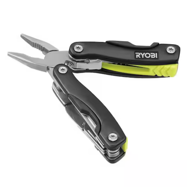 Ryobi 14-In-1 Compact Stainless Steel Multi-Tool & Pouch
