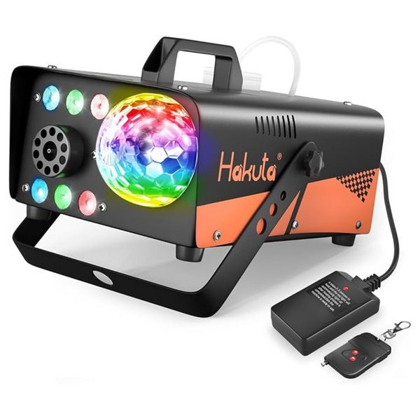 HAKUTA 600W Fog Smoke Machine With Disco Ball Light
