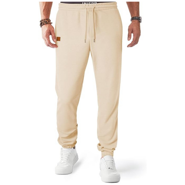 Jmierr Men's Waffle Causal Fit Sweatpants With Pockets
