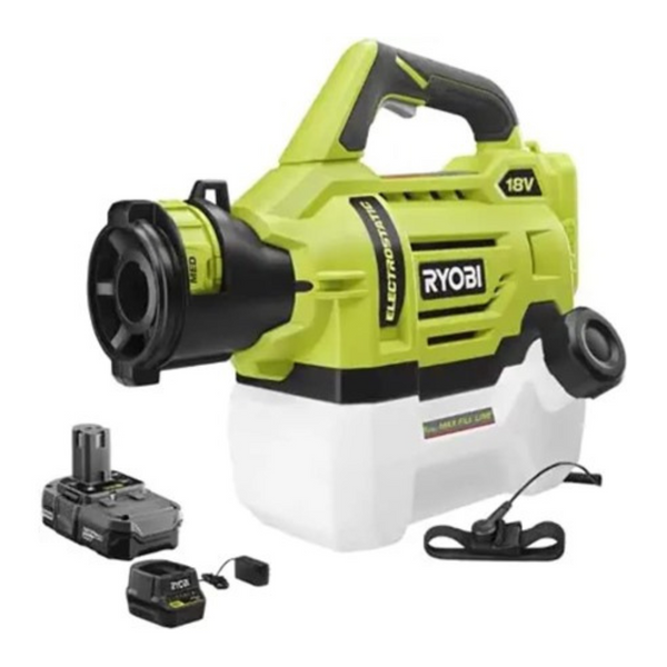 Ryobi ONE+ 18V Cordless Electrostatic 0.5 Gal Sprayer W/Battery & Charger