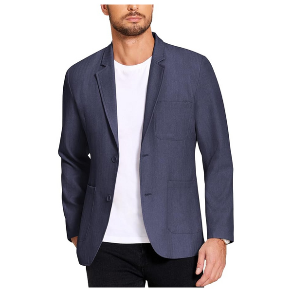 Men's Herringbone Slim Fit Casual Blazer (Various)