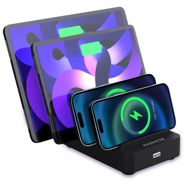 5-Port Masbater USB Charging Station Organizer