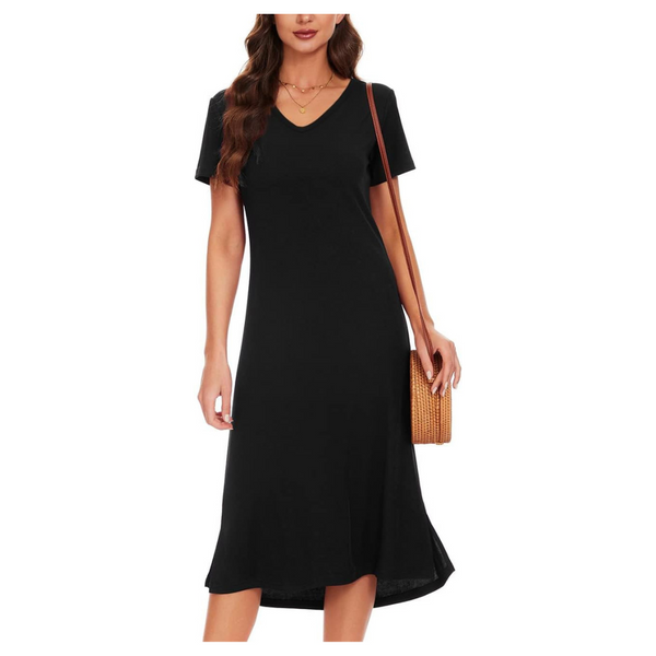Women's Casual Short Sleeve T-Shirt Dress (Various)