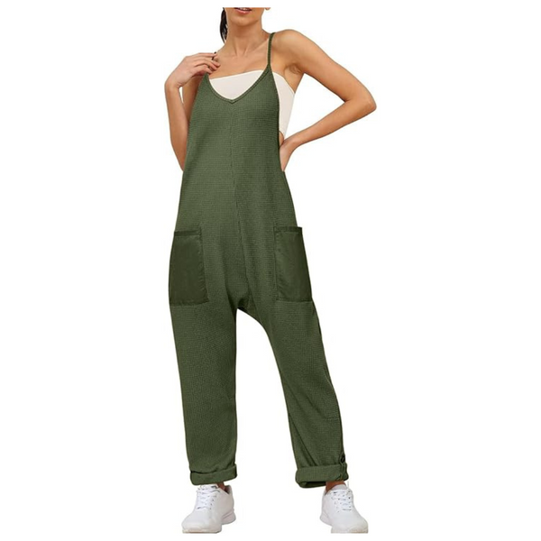 Women's Loose Fit Casual Baggy One Piece Maternity Jumpsuit