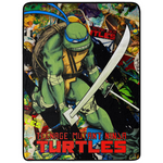 Teenage Mutant Ninja Turtles Leader Leo Micro Raschel Throw Blanket (46" x 60")