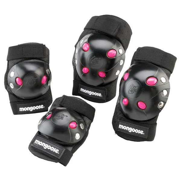 Kids BMX Bike Gel Multi-Sport Protective Knee & Elbow Pad Set