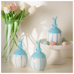 Easter Bunny Candle With Egg Jar & Lid