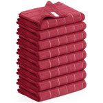 8-Pack Utopia Microfiber Super 12" x 12" Absorbent Kitchen Towels