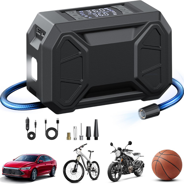 150 PSI 12V DC Cordless Portable Tire Inflator Air Pump