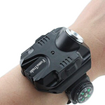 IPX7 Waterproof Rechargeable Super Bright Wrist LED Flashlight