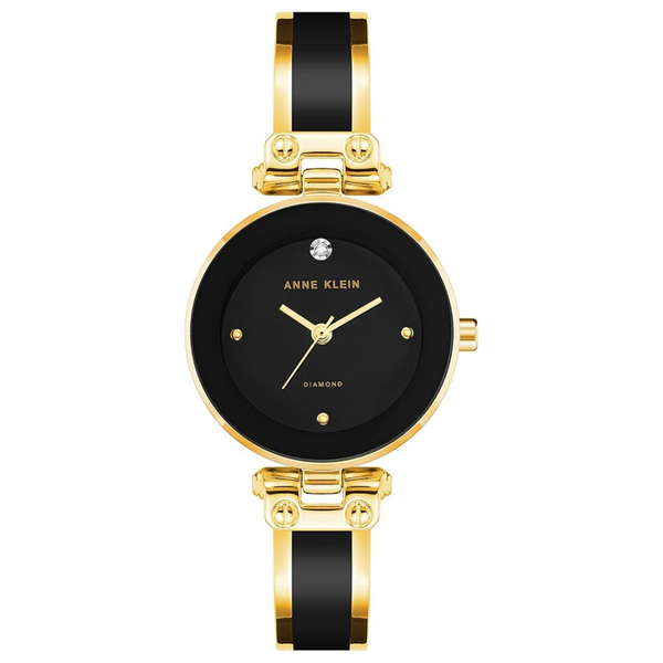 Anne Klein Women's Genuine Diamond Dial Bangle Watch