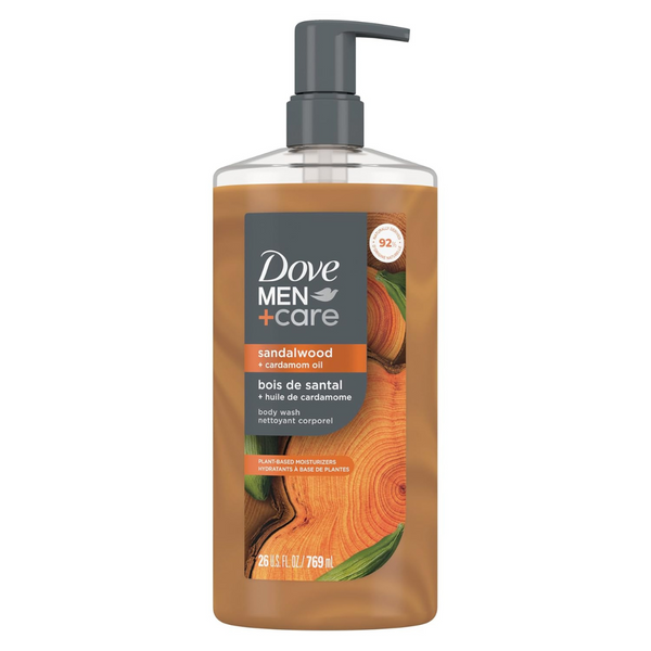 26oz Dove Men+Care Body Wash (4 Scent Options)