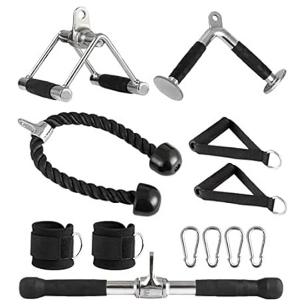 Triceps Pull Down Cable Machine Attachments For Home Gym Workout