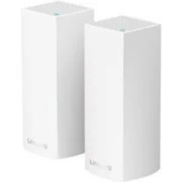 2-Pack Linksys WHW0302 Velop Wireless AC-2200 Tri-Band Whole Home Mesh Wi-Fi System