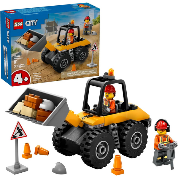 LEGO City Construction Wheel Loader Building 60450 Sensory Toy