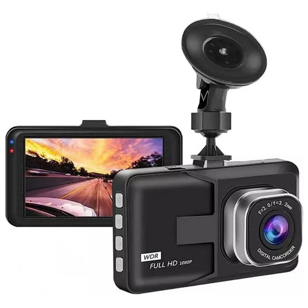 170 deg. Large Wide-Angle 3" 1080p High-Definition Dash Camera
