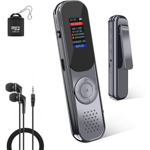 32G Portable Digital Voice Recorder with Playback