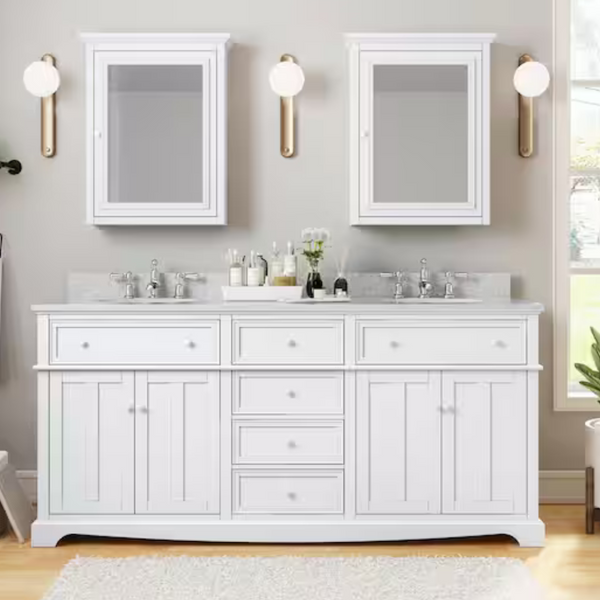 Home Decorators Collection Fremont 72" Double Sink Bath Vanity