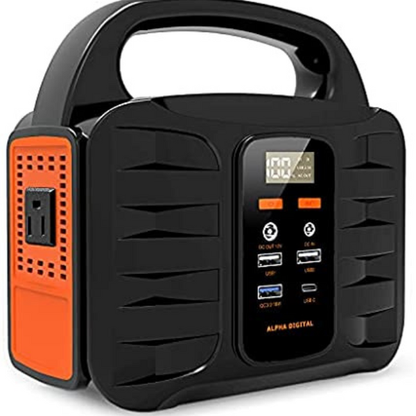 Alpha Digital 155Wh/42000mAh Portable Rechargeable Power Station
