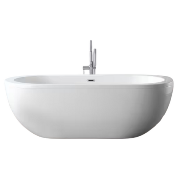 Brockville 71 1/4 in. Acrylic Flattbottom Non-Whirpool Bathtub