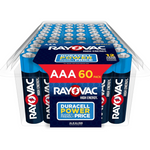 60-Pack Rayovac High Energy Alkaline AAA Batteries