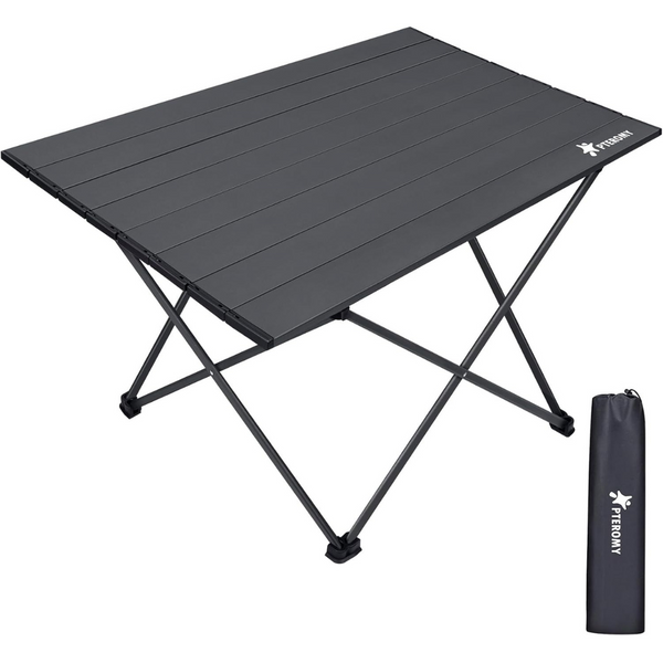 Portable Folding Camping Table with Ultralight Aluminum Tabletop