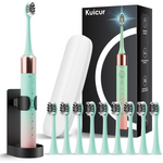 Electric 5-Modes Deep Soft Toothbrush w/ 10 Brush Heads