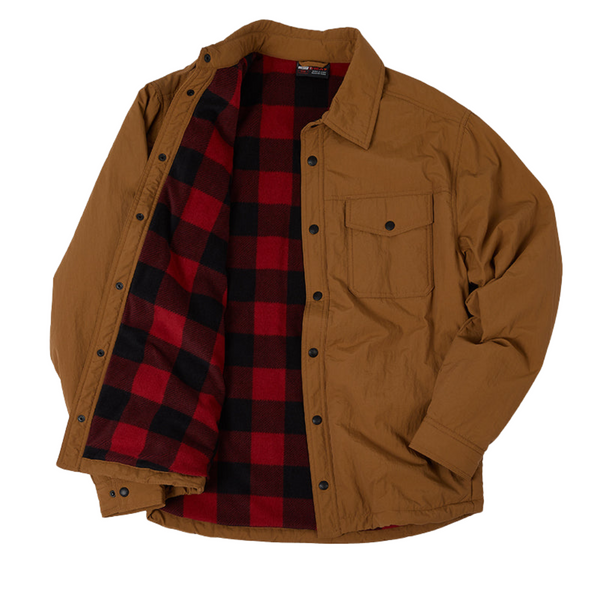 32 Degrees Men's Commuter Tech Fleece-lined Shirt Jacket