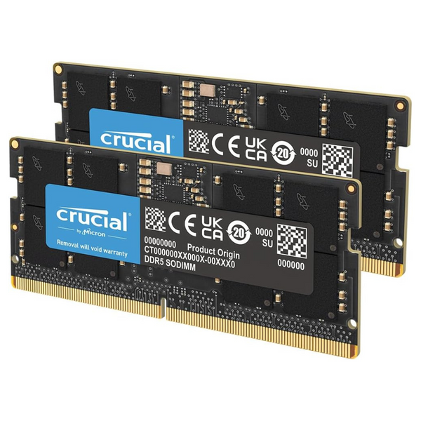 Crucial 96GB (2x48GB) SODIMM 262-Pin DDR5 Laptop Memory