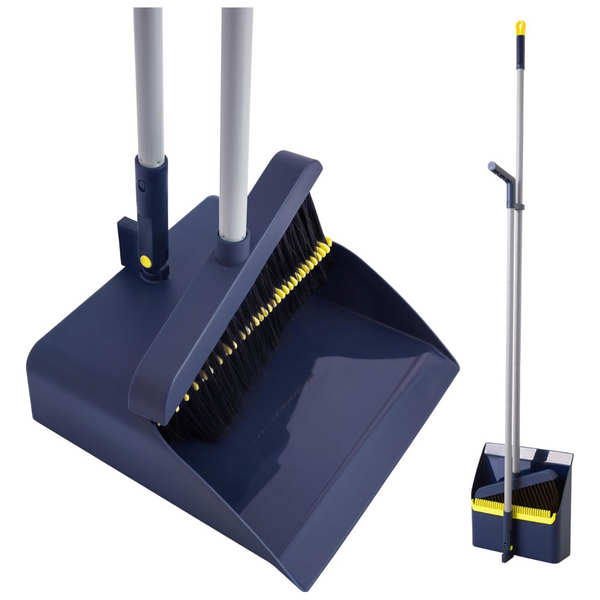Long Handled Adjustable Broom And Dustpan Set