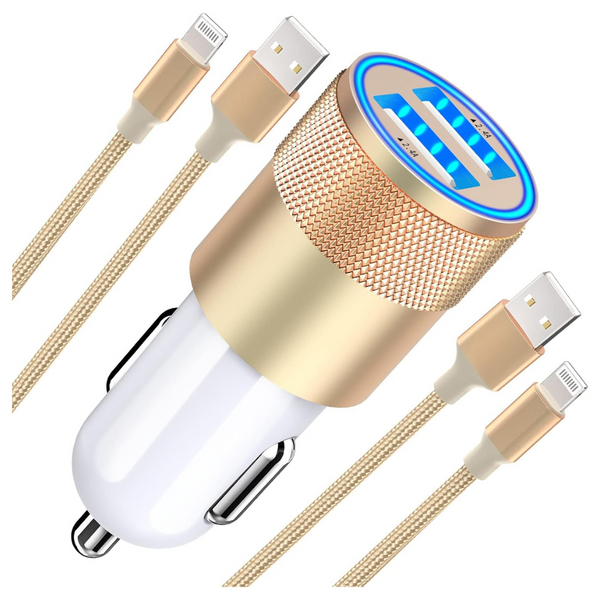 4.8A Dual USB Fast Car Charger-MFi Certified