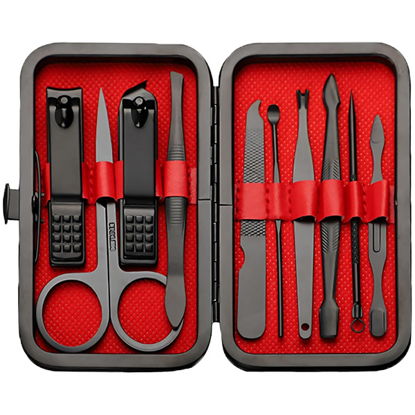 10-Piece Men's Nail Clippers & Grooming Kit