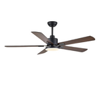 2-Pack Zmishibo 52" Ceiling Fans With Bright LED Light