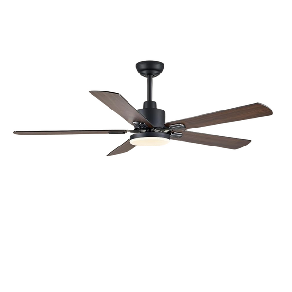 2-Pack Zmishibo 52" Ceiling Fans With Bright LED Light