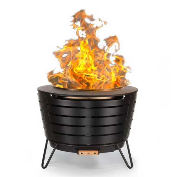 TIKI Brand 25" Stainless Steel Smokeless Patio Fire Pit