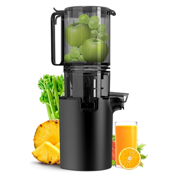 EanOruus 400W 5.4" Wide Feed Chute Juice Extractor Machine
