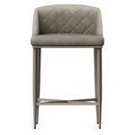 Hillsdale Phoenix Upholstered Metal Contemporary Counter Height Stools (Set Of 2)