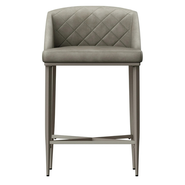 Hillsdale Phoenix Upholstered Metal Contemporary Counter Height Stools (Set Of 2)