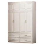 FUFU&GAGA 8-Door Big Wardrobe Armoires With Hanging Rod