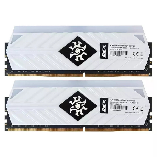 XPG SPECTRIX D41 16GB (2 x 8GB) PC4-25600 3200MHz DDR4 Desktop Memory