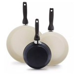 3-Pack GreenPan Frypan Set