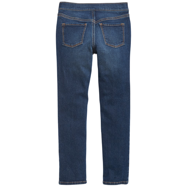 Old Navy Girls Wow Skinny Pull-On Jeans (Dark Wash)