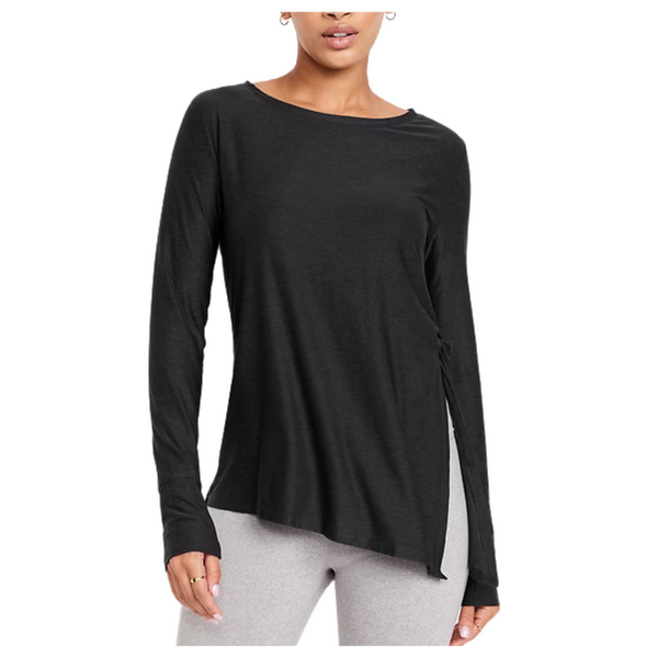 Old Navy Women' CloudMotion Side-Tie Tunic (Black Jack)
