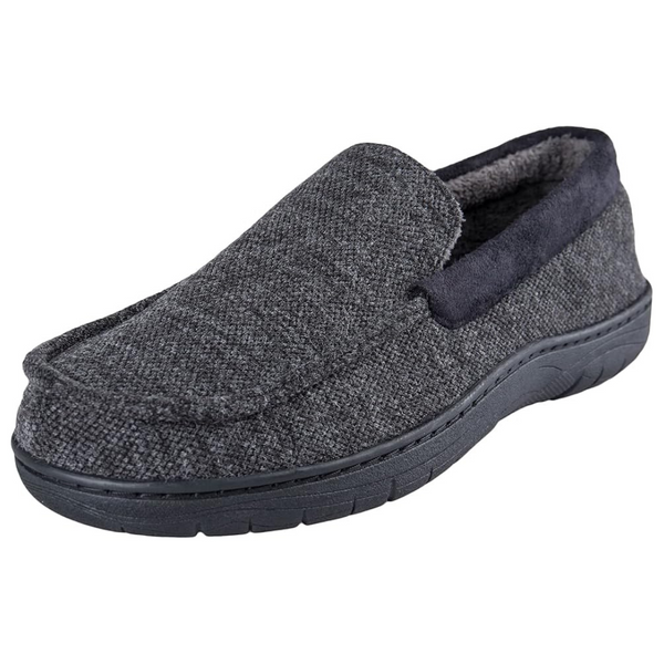 Haggar Men's Venetian Slipper With Memory Foam Comfort